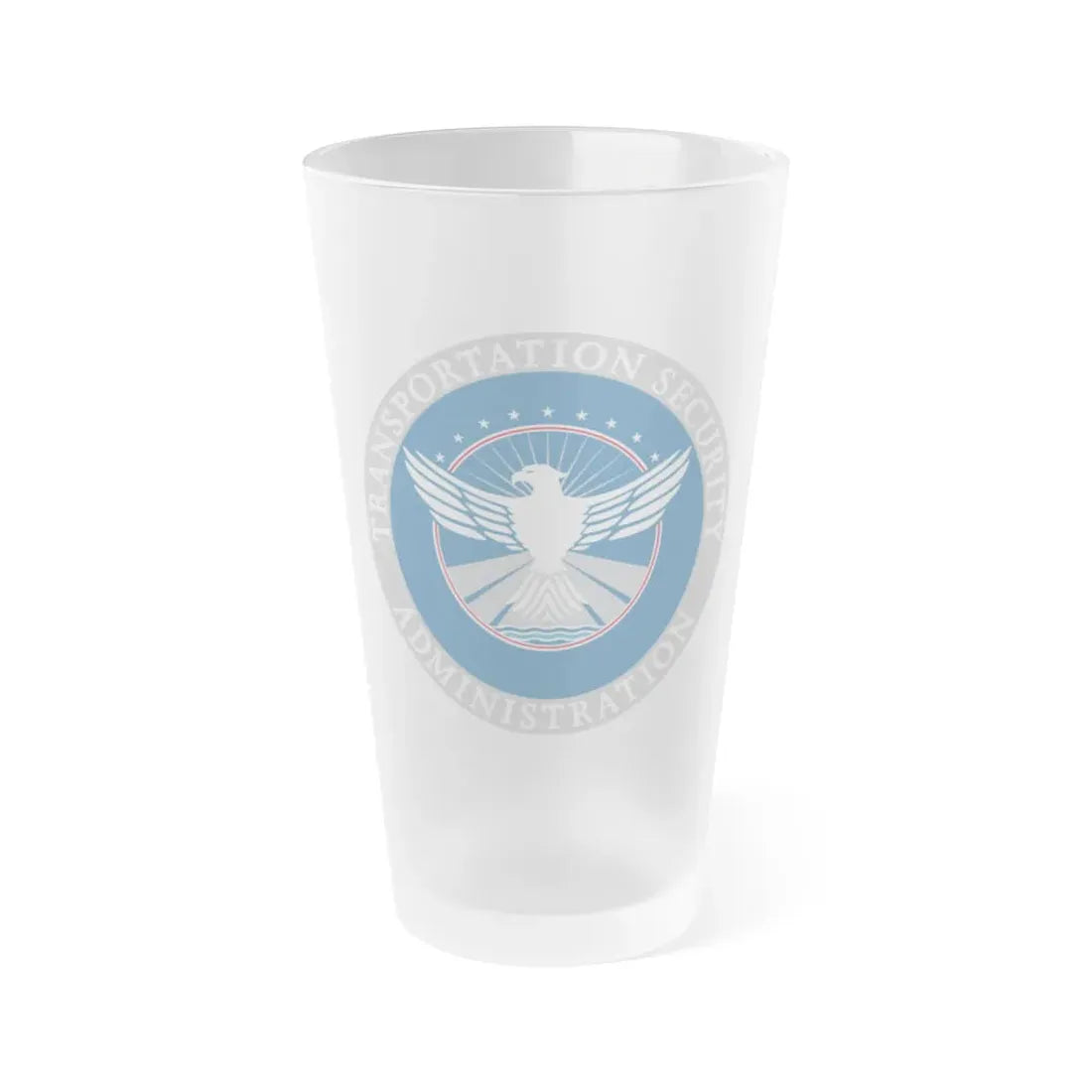 Transportation Security Administration - Frosted Pint Glass 16oz 16oz Frosted - Go Mug Yourself