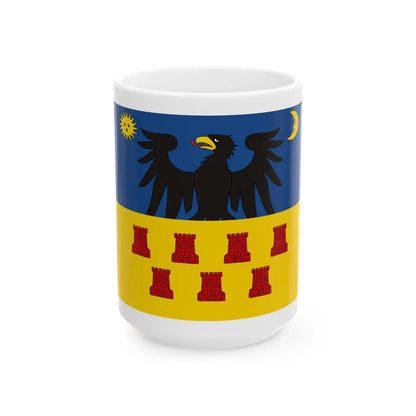 Transsylvanian Banner (Oman) White Coffee Mug 15oz - Go Mug Yourself