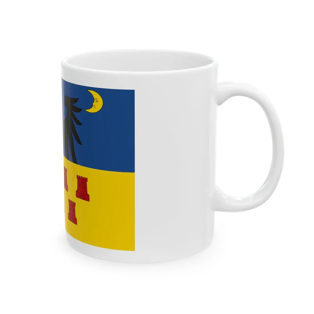 Transsylvanian Banner (Oman) White Coffee Mug - Go Mug Yourself