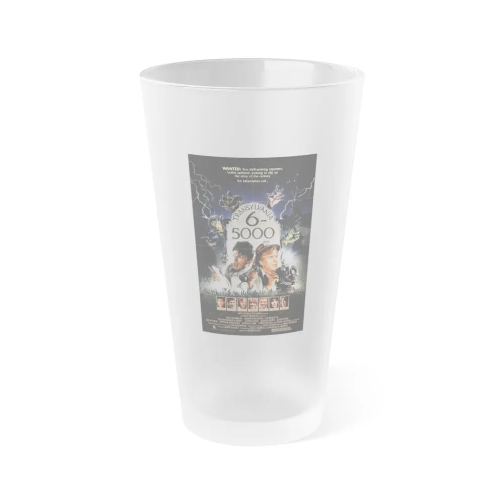 TRANSYLVANIA 6-5000 1985 Movie Poster - Frosted Pint Glass 16oz-Go Mug Yourself