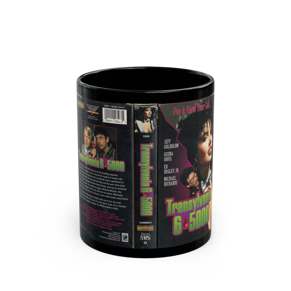 TRANSYLVANIA 6500 (VHS COVER) - Black Coffee Mug-11oz-Go Mug Yourself