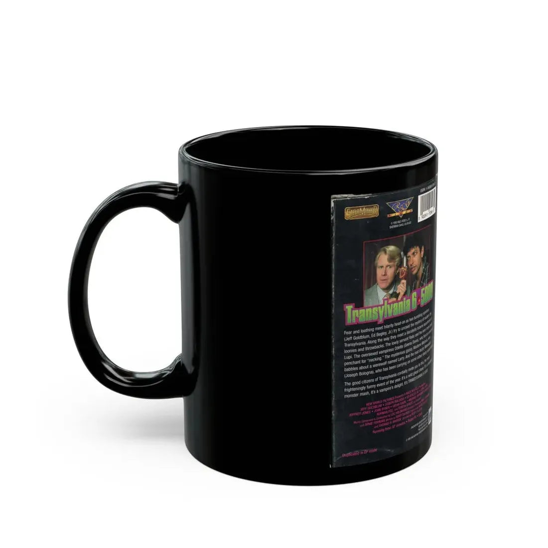 TRANSYLVANIA 6500 (VHS COVER) - Black Coffee Mug - Go Mug Yourself