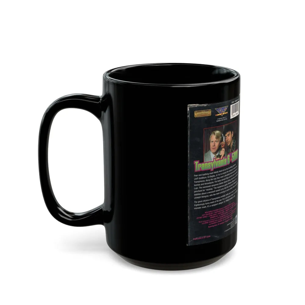 TRANSYLVANIA 6500 (VHS COVER) - Black Coffee Mug-Go Mug Yourself