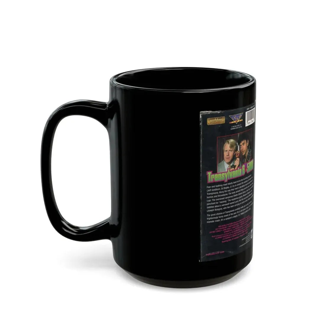 TRANSYLVANIA 6500 (VHS COVER) - Black Coffee Mug - Go Mug Yourself