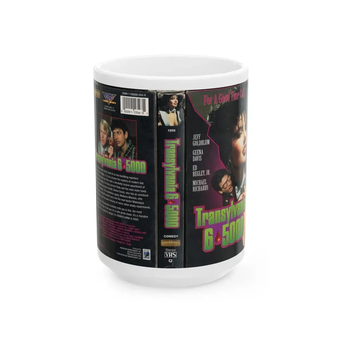 TRANSYLVANIA 6500 (VHS COVER) - White Coffee Mug 15oz - Go Mug Yourself