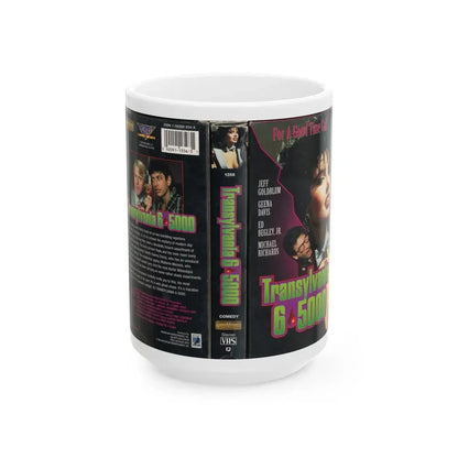TRANSYLVANIA 6500 (VHS COVER) - White Coffee Mug 15oz - Go Mug Yourself