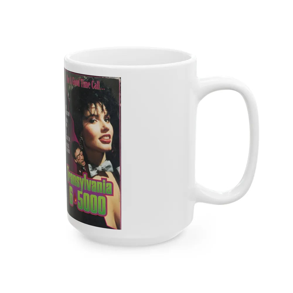 TRANSYLVANIA 6500 (VHS COVER) - White Coffee Mug-Go Mug Yourself