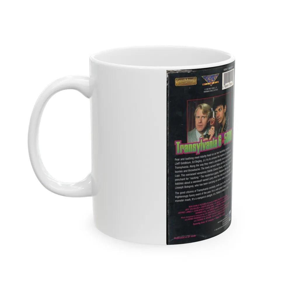 TRANSYLVANIA 6500 (VHS COVER) - White Coffee Mug-Go Mug Yourself