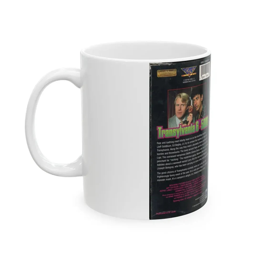 TRANSYLVANIA 6500 (VHS COVER) - White Coffee Mug - Go Mug Yourself