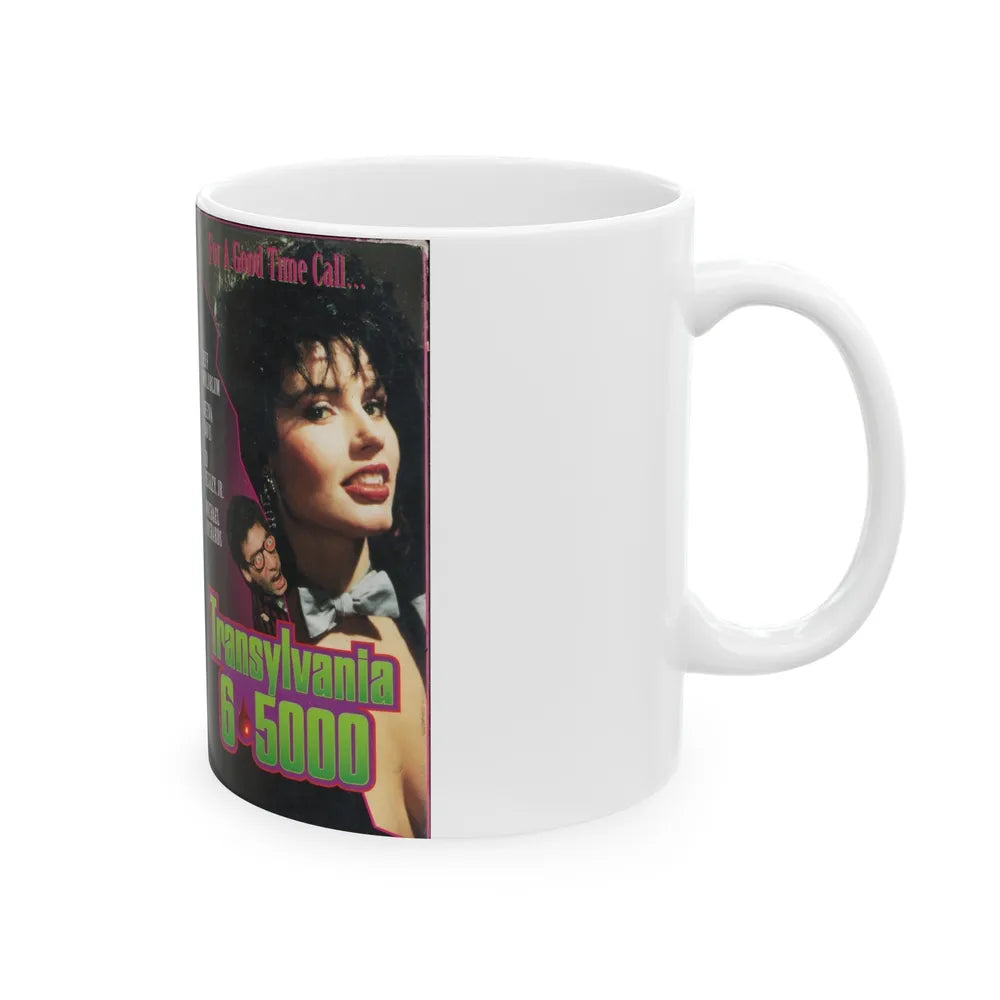 TRANSYLVANIA 6500 (VHS COVER) - White Coffee Mug-Go Mug Yourself