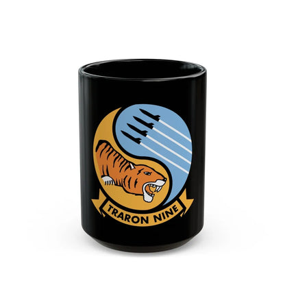 Traron Nine 9 (U.S. Navy) Black Coffee Mug-15oz-Go Mug Yourself