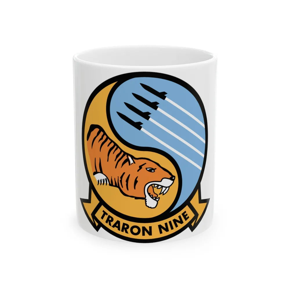 Traron Nine 9 (U.S. Navy) White Coffee Mug-11oz-Go Mug Yourself