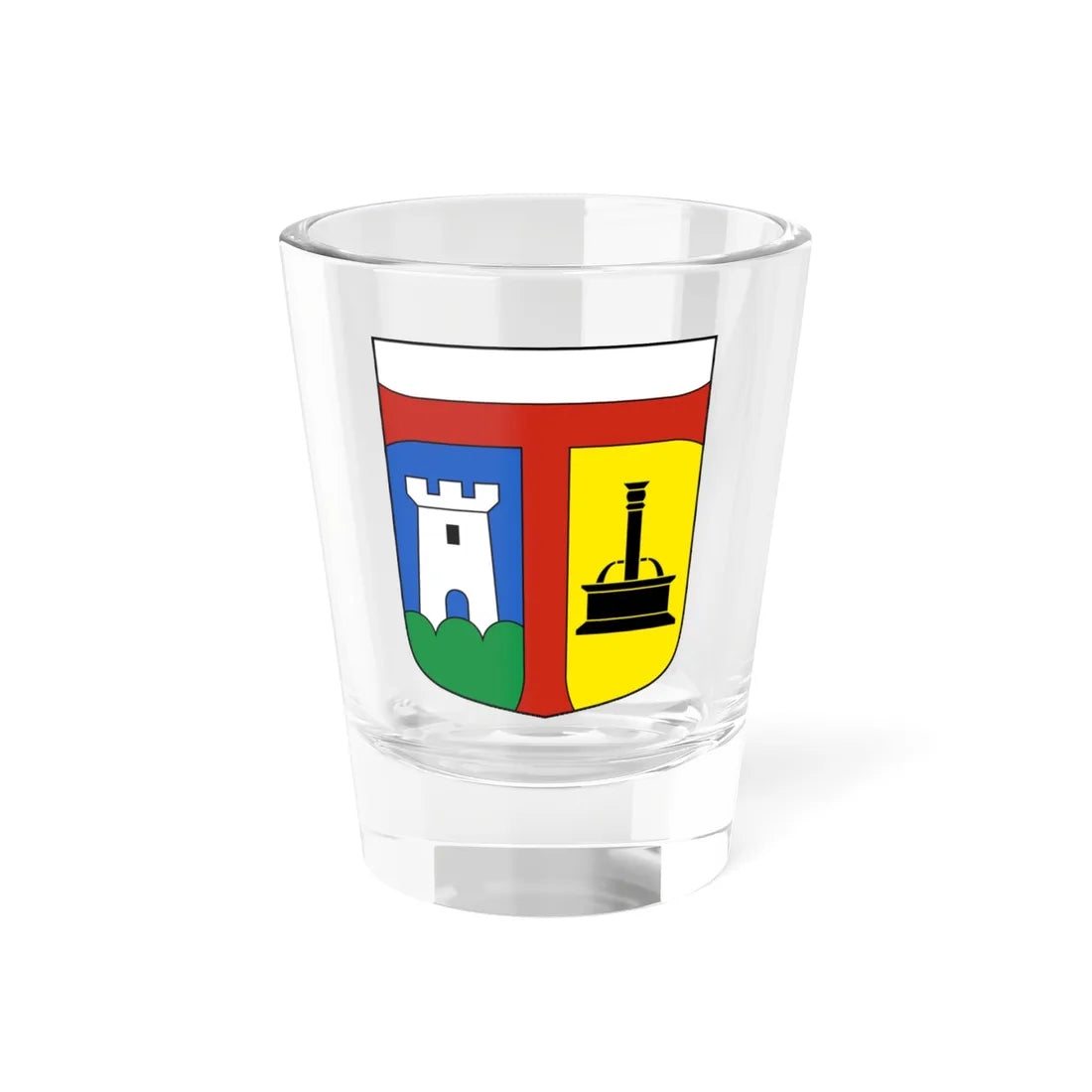 Törbel-blazon (Switzerland) (Coat of Arms) Shot Glass 1.5oz 1.5oz - Go Mug Yourself