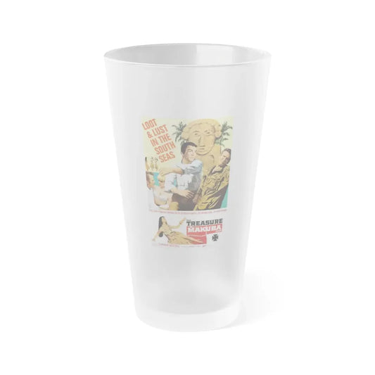 TREASURE OF MAKUBA 1967 Movie Poster - Frosted Pint Glass 16oz Default Title - Go Mug Yourself