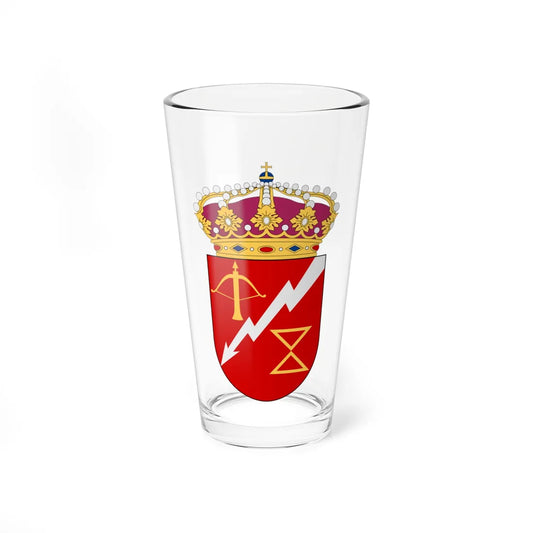 Tredje ytstridsflottiljen vapen (Sweden) (Coat of Arms) Pint Glass 16oz 16oz - Go Mug Yourself