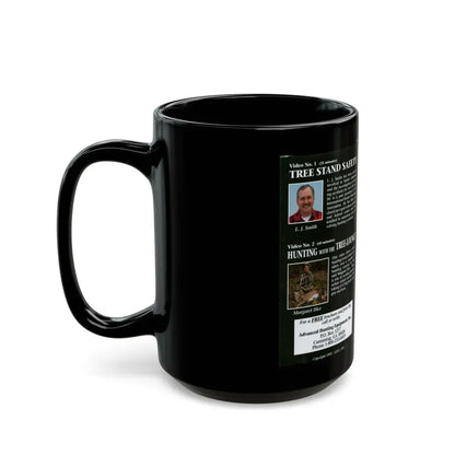 TREE STAND SAFETY (VHS COVER) - Black Coffee Mug - Go Mug Yourself