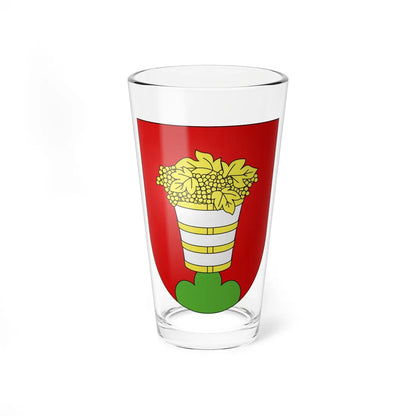 Tremona-coat of arms (Switzerland) (Coat of Arms) Pint Glass 16oz 16oz - Go Mug Yourself
