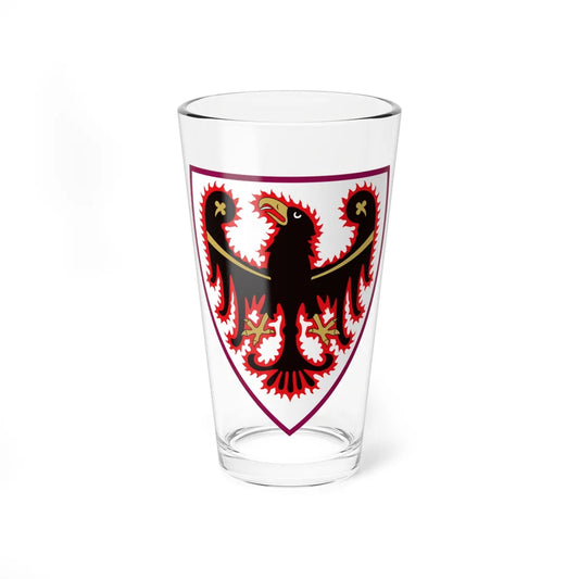 Trentino CoA shield (Italy) (Coat of Arms) Pint Glass 16oz 16oz - Go Mug Yourself