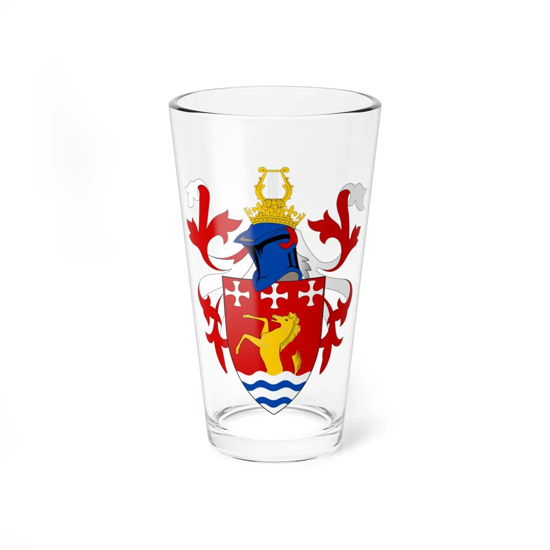 Trevelyan (England) (Coat of Arms) Pint Glass 16oz 16oz - Go Mug Yourself