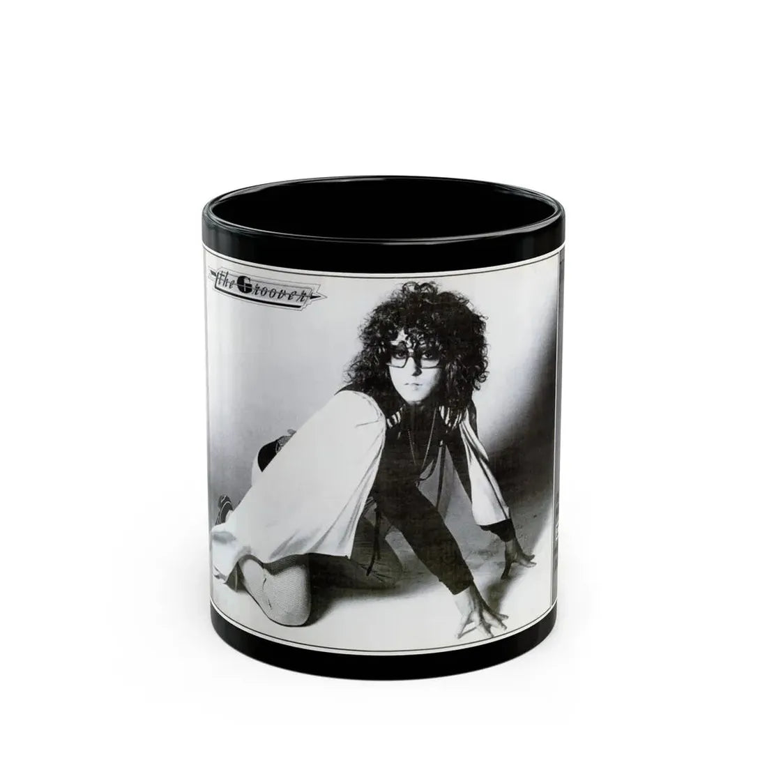 T.Rex 1973 (Music Poster) Black Coffee Mug 11oz - Go Mug Yourself