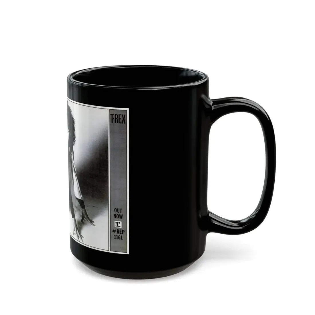 T.Rex 1973 (Music Poster) Black Coffee Mug - Go Mug Yourself