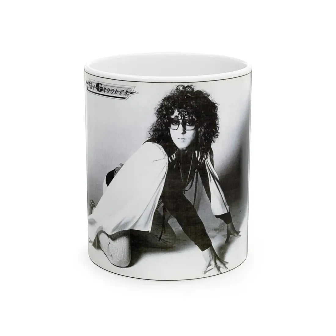T.Rex 1973 (Music Poster) White Coffee Mug 11oz - Go Mug Yourself