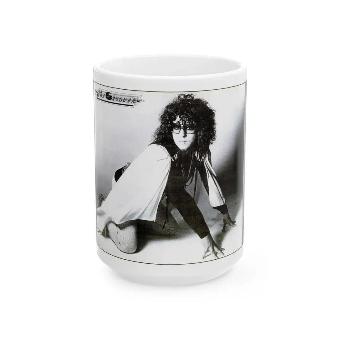 T.Rex 1973 (Music Poster) White Coffee Mug 15oz - Go Mug Yourself