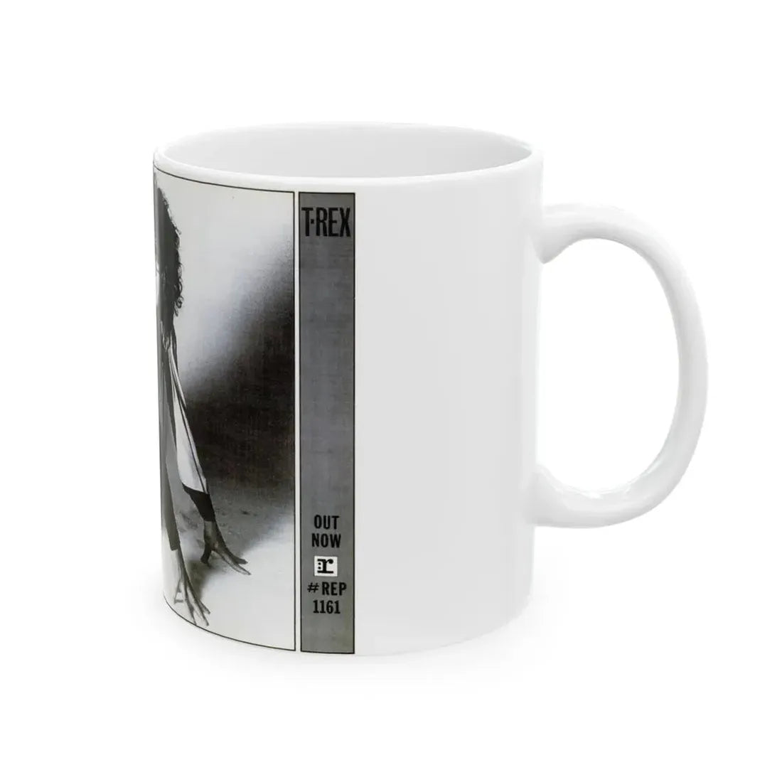 T.Rex 1973 (Music Poster) White Coffee Mug - Go Mug Yourself