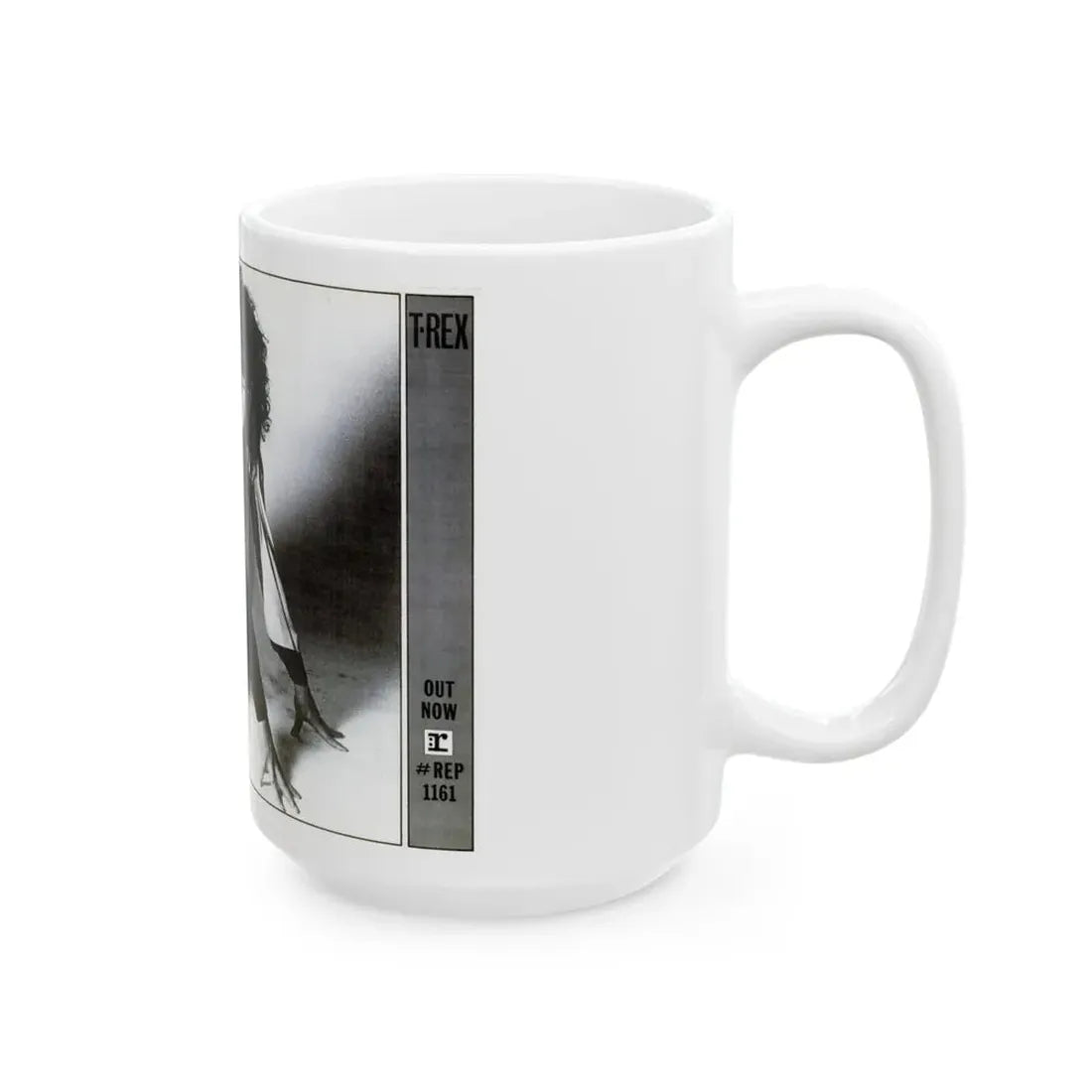 T.Rex 1973 (Music Poster) White Coffee Mug - Go Mug Yourself