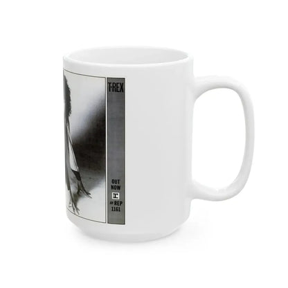 T.Rex 1973 (Music Poster) White Coffee Mug - Go Mug Yourself