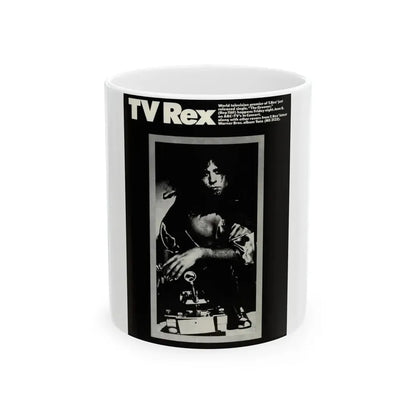 T.Rex (Music Poster) White Coffee Mug 11oz - Go Mug Yourself