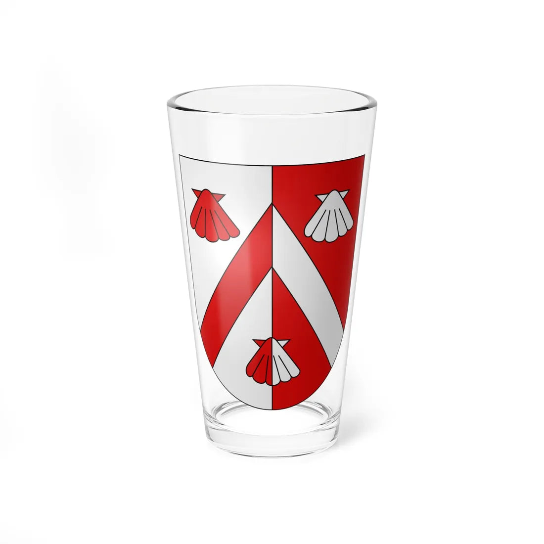 Trey-coat of arms (Switzerland) (Coat of Arms) Pint Glass 16oz 16oz - Go Mug Yourself