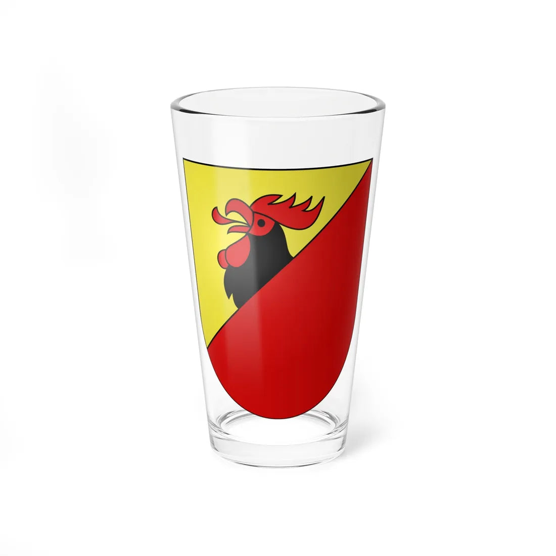 Treyvaux-coat of arms (Switzerland) (Coat of Arms) Pint Glass 16oz 16oz - Go Mug Yourself