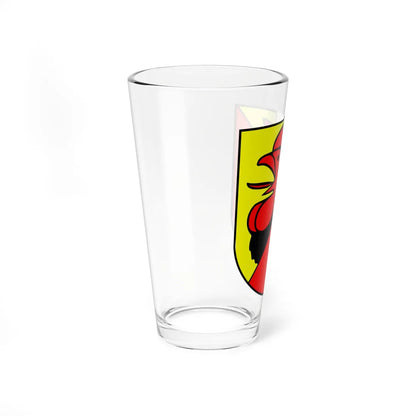 Treyvaux Coat of arms (Switzerland) (Coat of Arms) Pint Glass 16oz - Go Mug Yourself