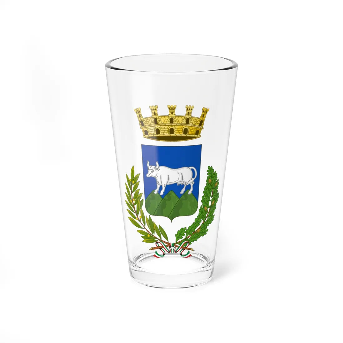 Tricarico-Stemma (Italy) (Coat of Arms) Pint Glass 16oz 16oz - Go Mug Yourself