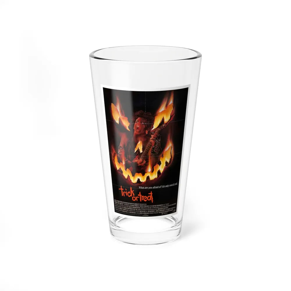 TRICK OR TREAT 1986 Movie Poster - Pint Glass 16oz-16oz-Go Mug Yourself