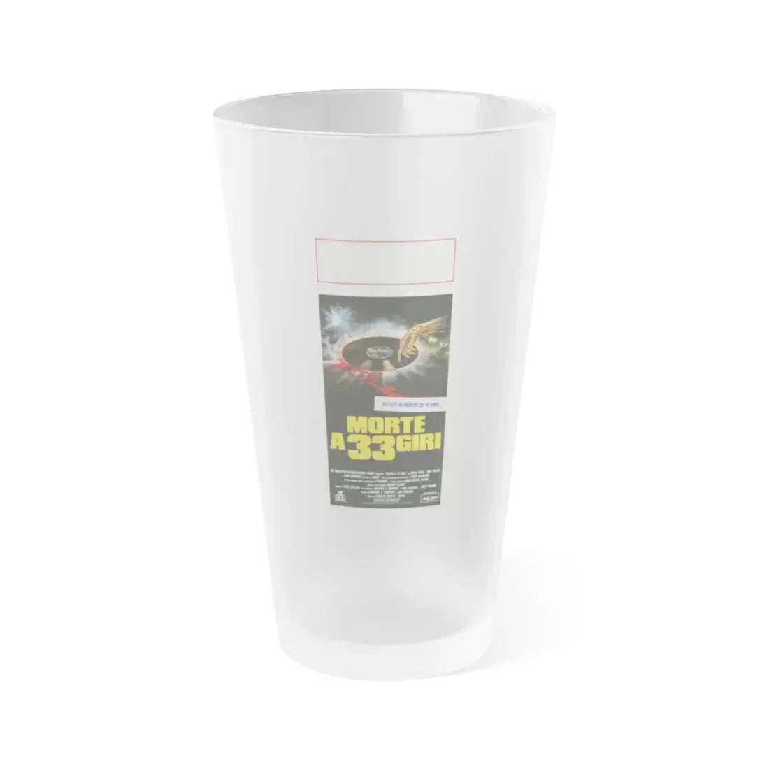 TRICK OR TREAT (ITALIAN) 1986 Movie Poster - Frosted Pint Glass 16oz Default Title - Go Mug Yourself