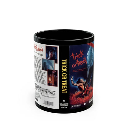TRICK OR TREAT LORIMAR (VHS COVER) - Black Coffee Mug 11oz - Go Mug Yourself