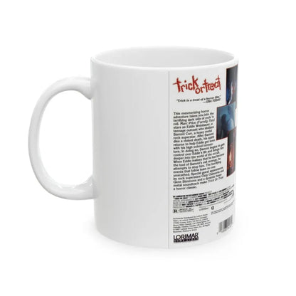 TRICK OR TREAT LORIMAR (VHS COVER) - White Coffee Mug - Go Mug Yourself