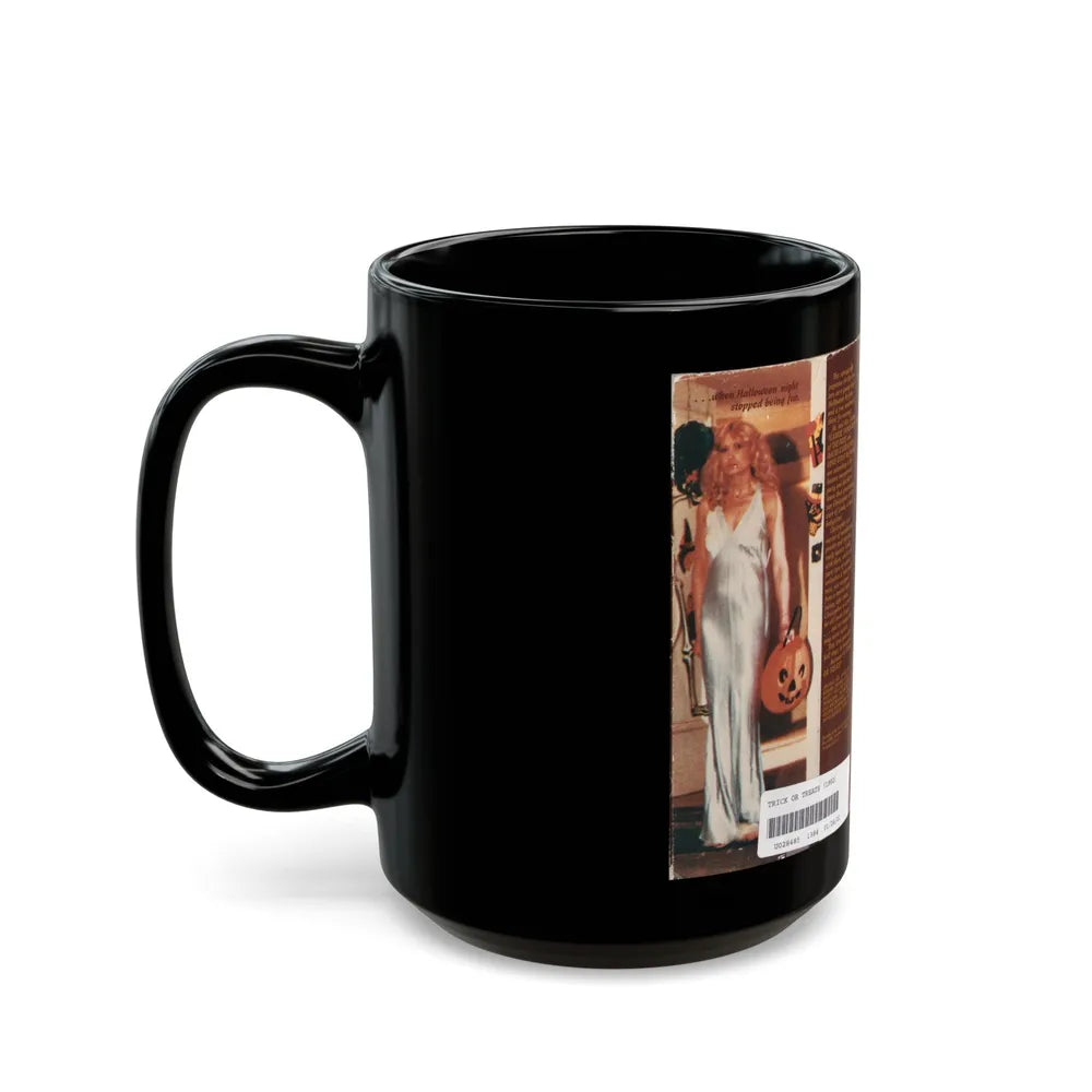 TRICK OR TREAT (VHS COVER) - Black Coffee Mug-Go Mug Yourself