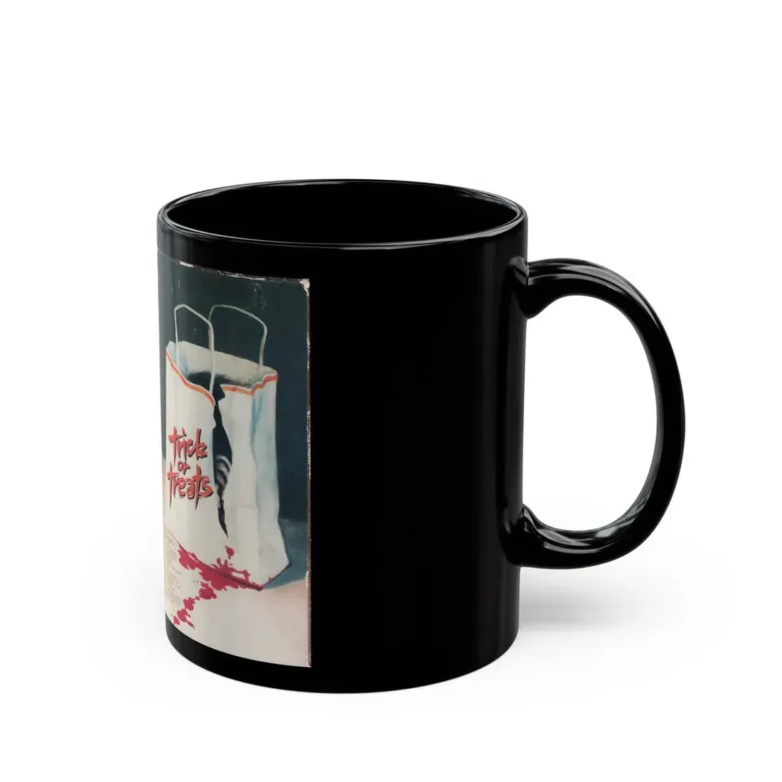 TRICK OR TREAT (VHS COVER) - Black Coffee Mug - Go Mug Yourself