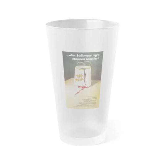 TRICK OR TREATS 1982 Movie Poster - Frosted Pint Glass 16oz 16oz Frosted - Go Mug Yourself
