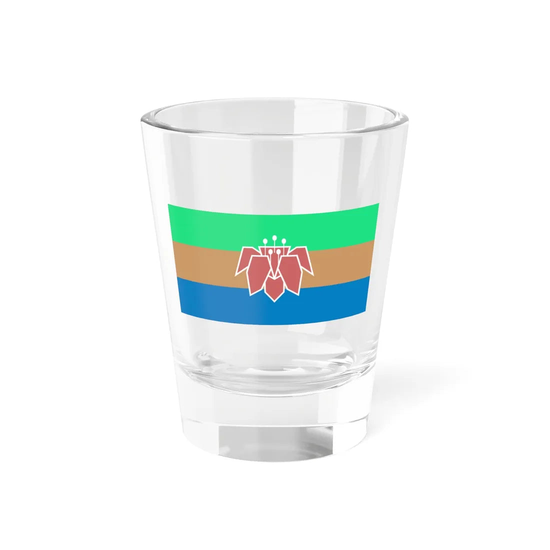 Tricolor Kapok Flag (China) Shot Glass 1.5oz 1.5oz - Go Mug Yourself