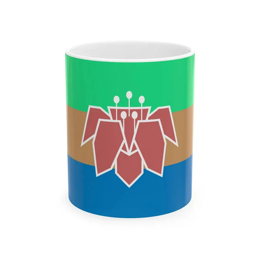 Tricolor Kapok Flag (China) White Coffee Mug 11oz - Go Mug Yourself