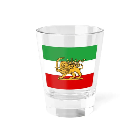 Tricolour Flag of Iran 1886 (Iran) Shot Glass 1.5oz 1.5oz - Go Mug Yourself