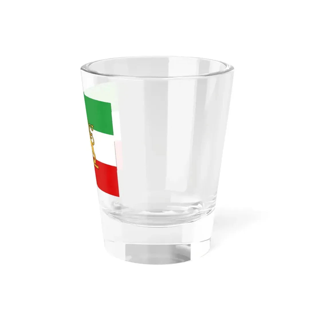 Tricolour Flag of Iran 1886 (Iran) Shot Glass 1.5oz - Go Mug Yourself