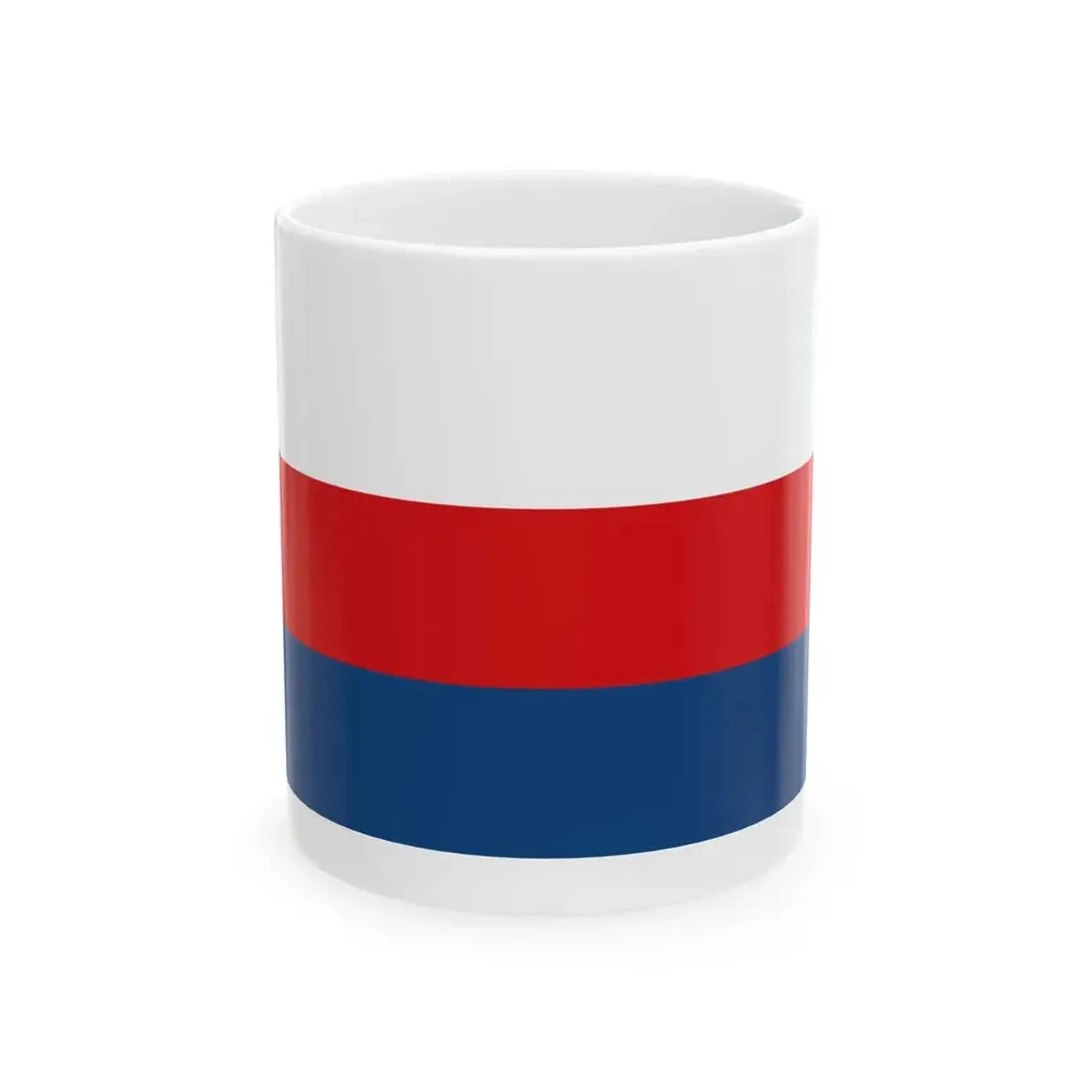 Tricolour of the Czech Republic (Czech Republic) White Coffee Mug 11oz - Go Mug Yourself