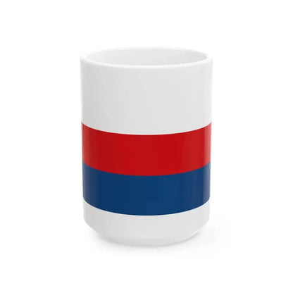 Tricolour of the Czech Republic (Czech Republic) White Coffee Mug 15oz - Go Mug Yourself