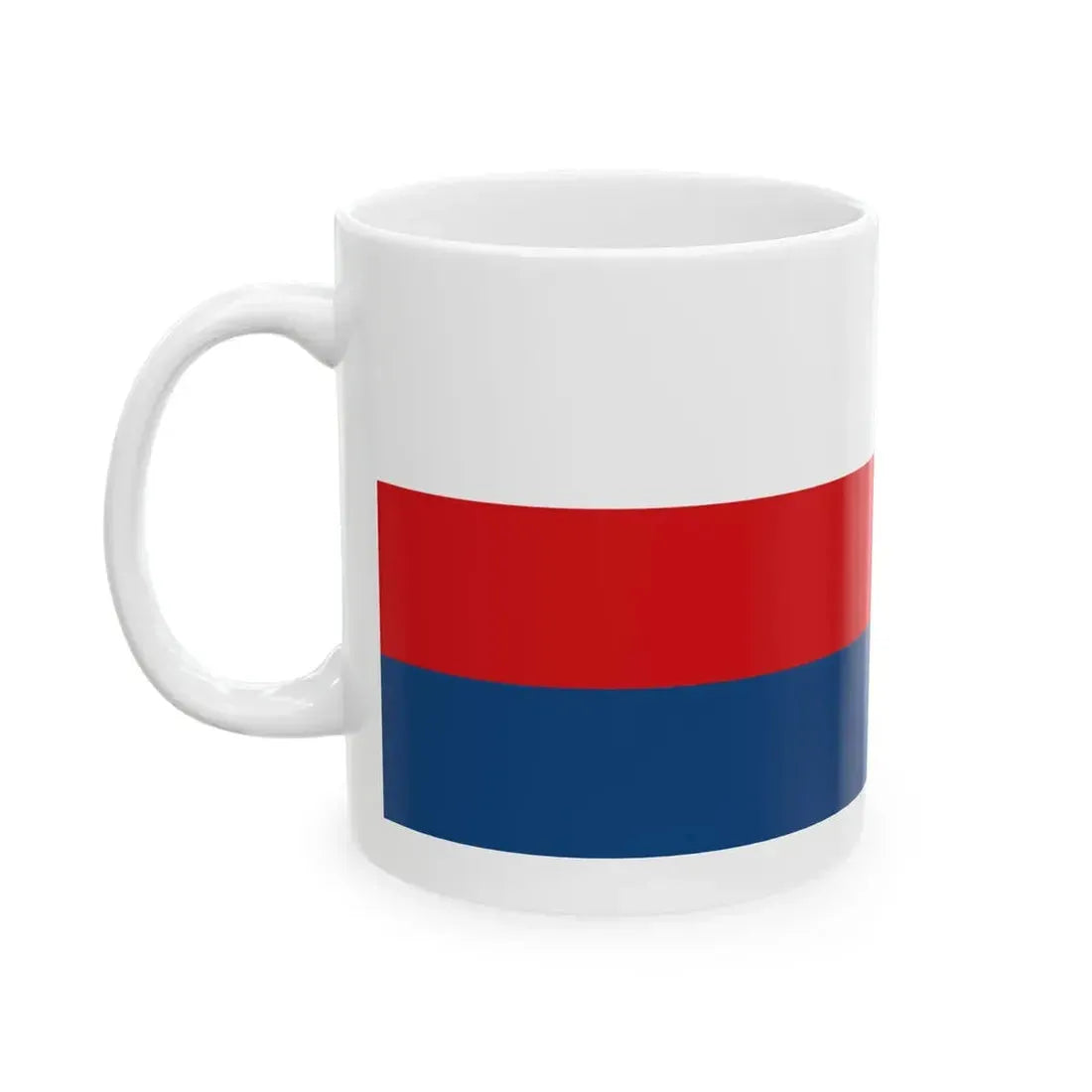 Tricolour of the Czech Republic (Czech Republic) White Coffee Mug - Go Mug Yourself