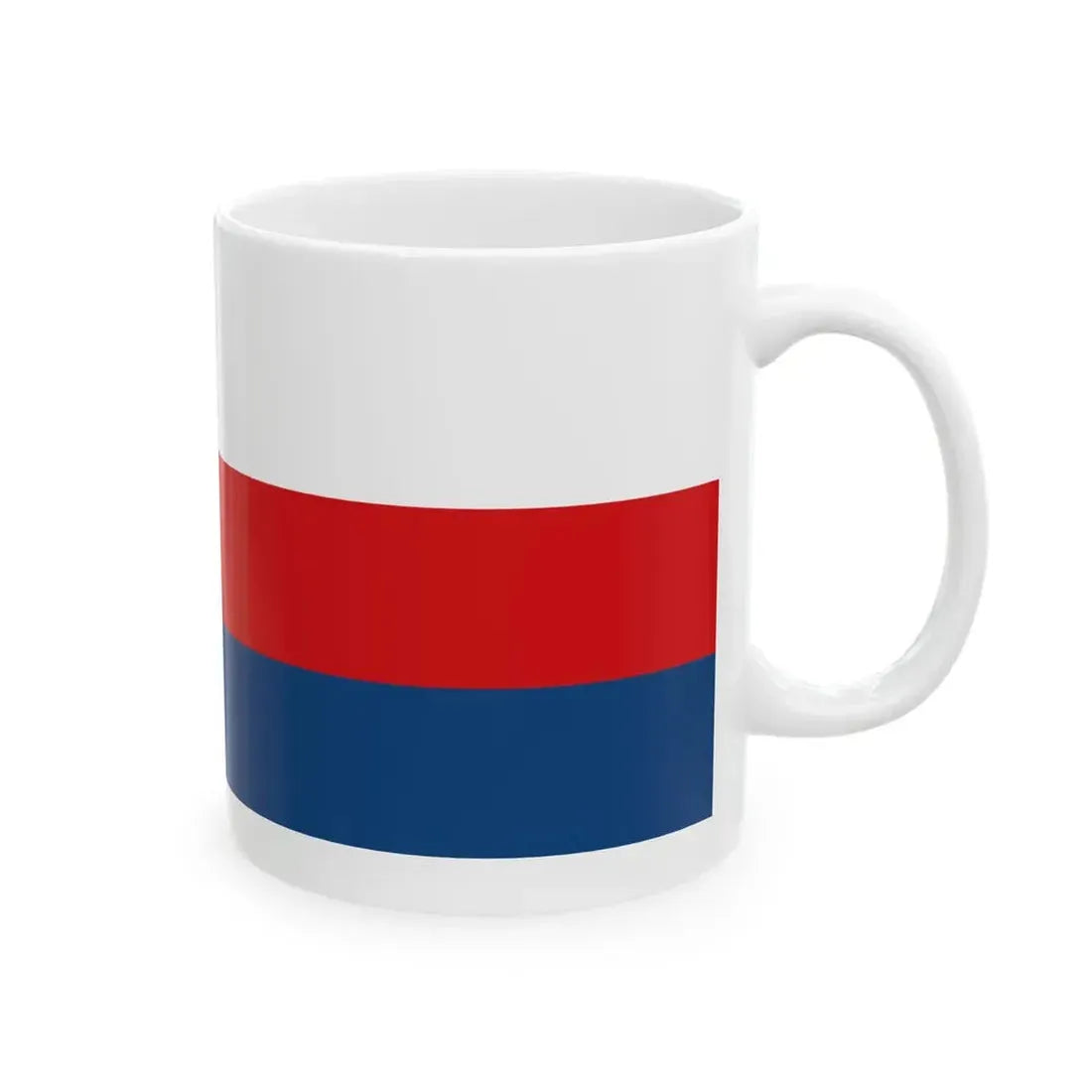 Tricolour of the Czech Republic (Czech Republic) White Coffee Mug - Go Mug Yourself